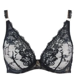 Aubade Soutien-gorge Triangle Plunge Night Bird Black Queen
