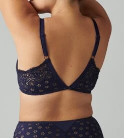 Simone Perele Soutien-gorge Triangle Sans Armatures Aimée Minuit -Calida Soldes soutien gorge triangle sans armatures aimee minuit 2