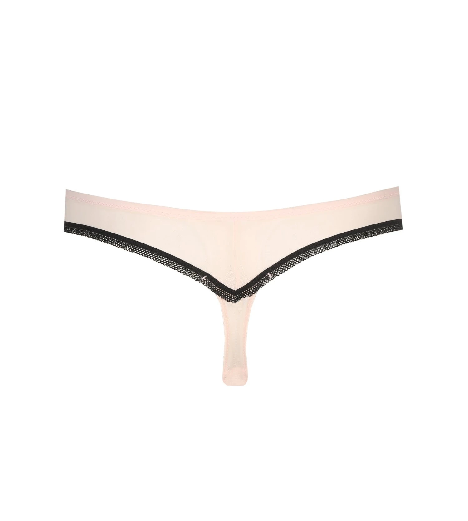 MARIE JO String En Tulle Brodé Noorah Black & Blush 2 MARIE JO String En Tulle Brodé Noorah Black & Blush – Image 2