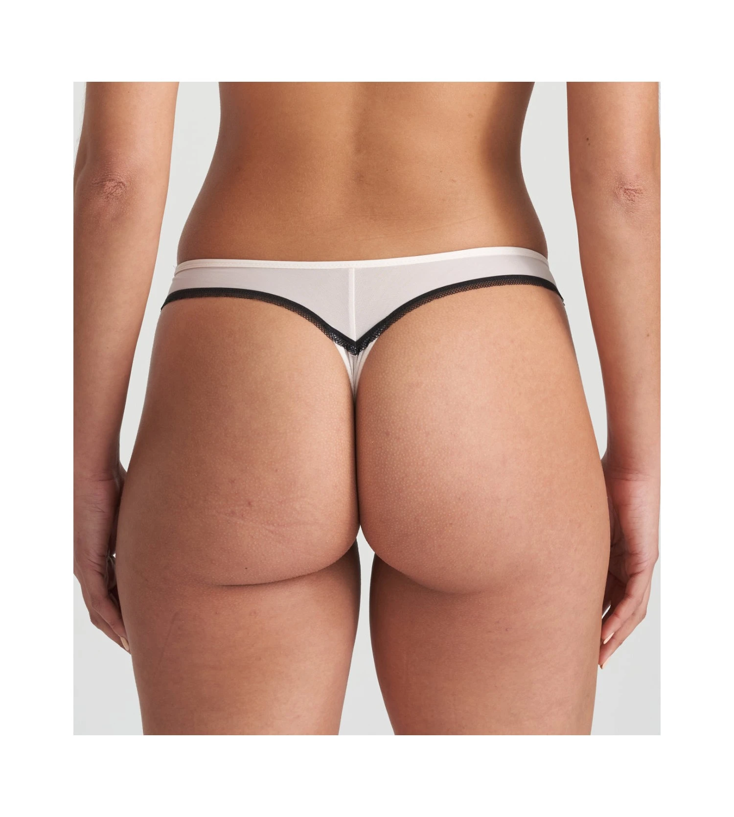 MARIE JO String En Tulle Brodé Noorah Black & Blush 5 MARIE JO String En Tulle Brodé Noorah Black & Blush – Image 5