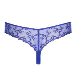MARIE JO String Nellie Bleu Electrique -Calida Soldes string nellie bleu electrique 3