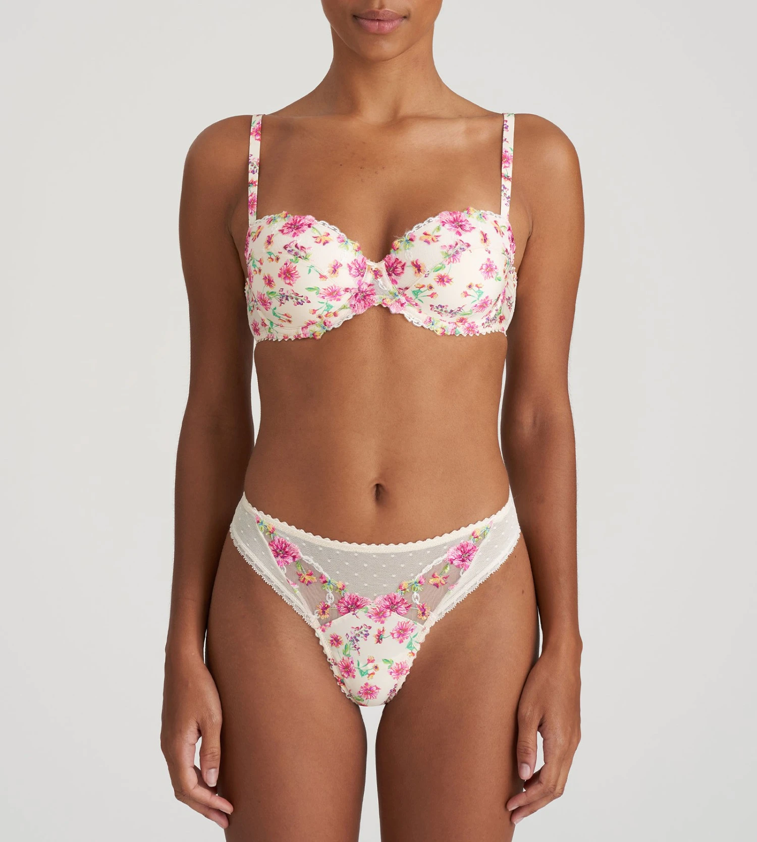 MARIE JO String Tanga Chen PEARLED IVORY 5 MARIE JO String Tanga Chen PEARLED IVORY – Image 5