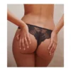 Simone Perele String Tanga En Dentelle Rêve Noir 015