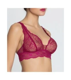 Sublime En Dentelle - Soutien-gorge Sans Armatures Fuchsia Sublime -Calida Soldes sublime en dentelle sans armatures fuchsia sublime 5