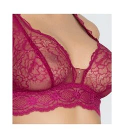 Sublime En Dentelle - Soutien-gorge Sans Armatures Fuchsia Sublime -Calida Soldes sublime en dentelle sans armatures fuchsia sublime 7