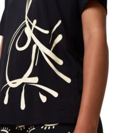 Triumph T-Shirt Ample Décontracté Mywear Black Combinaisaon -Calida Soldes t shirt ample decontracte mywear m014 black combinaisaon 2