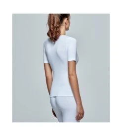 T-shirt Femme Col V Thermo BLANC 01 6 T-shirt Femme Col V Thermo BLANC 01 -Calida Soldes t shirt femme col v thermo blanc 01 2