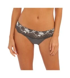 Wacoal Tanga Avec Dentelle Florilège Inky Flower -Calida Soldes tanga avec dentelle florilege inky flower 2