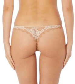 Wacoal Tanga Lace Perfection Cafe Creme CAC -Calida Soldes tanga lace perfection cafe creme cac 2