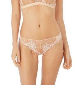 Wacoal Tanga Lace Perfection Cafe Creme CAC -Calida Soldes tanga lace perfection cafe creme cac 4