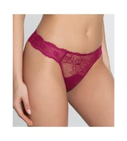 Tanga Sublime En Dentelle Fuchsia Sublime -Calida Soldes tanga sublime en dentelle fuchsia sublime 4