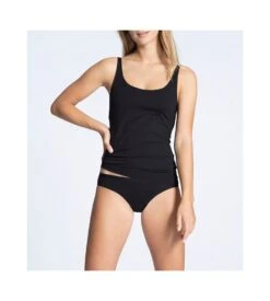 Calida Tank Top Brassière Natural Comfort NOIR 992 -Calida Soldes tank top brassiere natural comfort noir 992 3