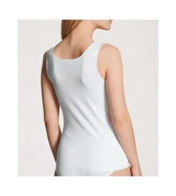 Calida Tank Top Dentelle Cotton Desire BLANC 01 8 Calida Tank Top Dentelle Cotton Desire BLANC 01 -Calida Soldes tank top dentelle cotton desire blanc 01 3