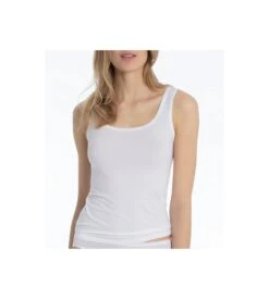 Calida Top Basique En Coton Tencel BLANC 01