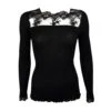 Top Laine-Soie Sublime En Dentelle 0005 Noir