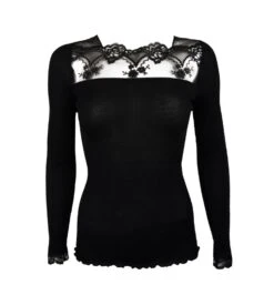 Top Laine-Soie Sublime En Dentelle 0005 Noir