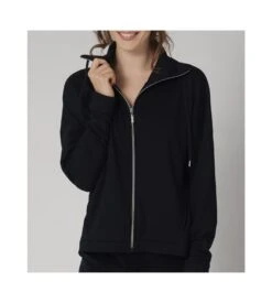 Triumph Veste Zippée Lounge-Me Climate Black -Calida Soldes veste zippee lounge me climate 0004 black 4